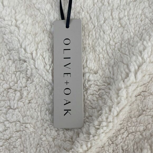 Olive & Oak Waterfall sherpa lined grey cardigan - Picture 7 of 9